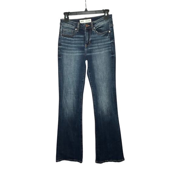 BKE Denim - BKE Women's Stella Mid Rise Slim Fit Boot Cut Western Denim Jeans Size 26 x 31.5